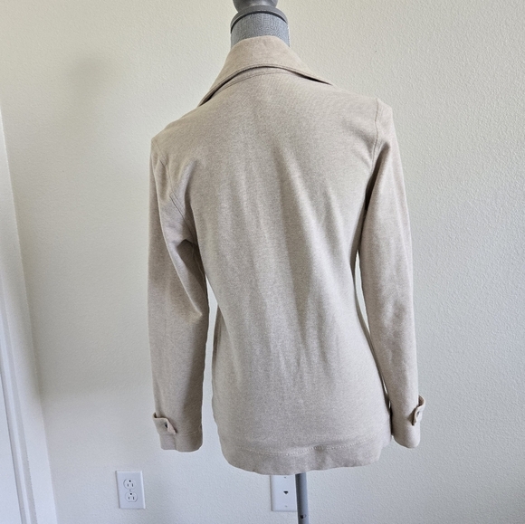 Lucy Four-Pocket Knit Utility Cardigan Sweatshirt Jacket Long Sleeve size Small - Picture 4 of 14